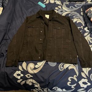 Mens Black Denim Jacket